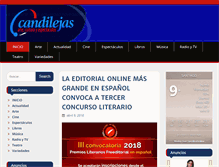 Tablet Screenshot of candilejas.cl